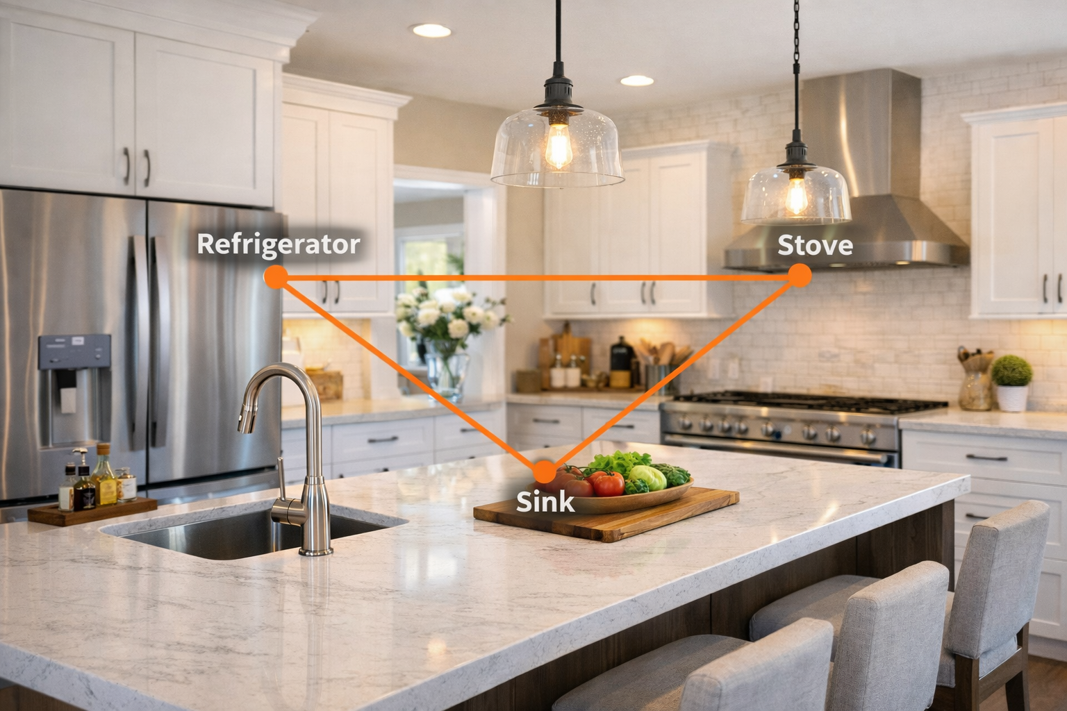 Kitchen Triangle Rule